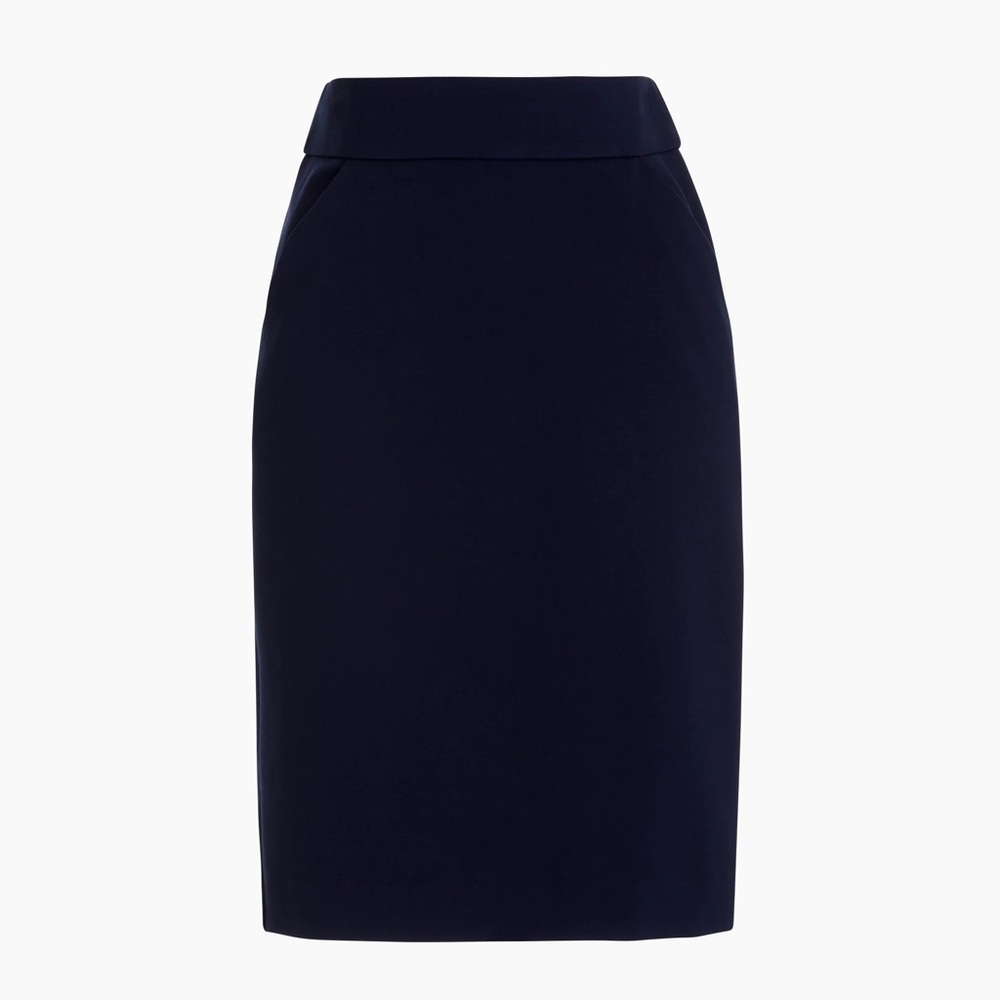 J. Crew ponte work pencil skirt in black